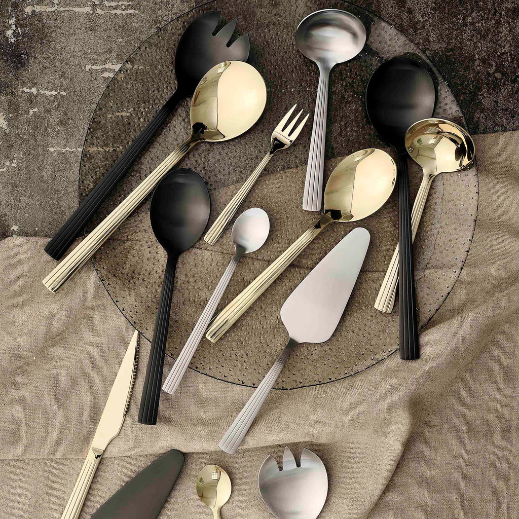 RAW Café Löffel, 4 Stück, mattes Stahl